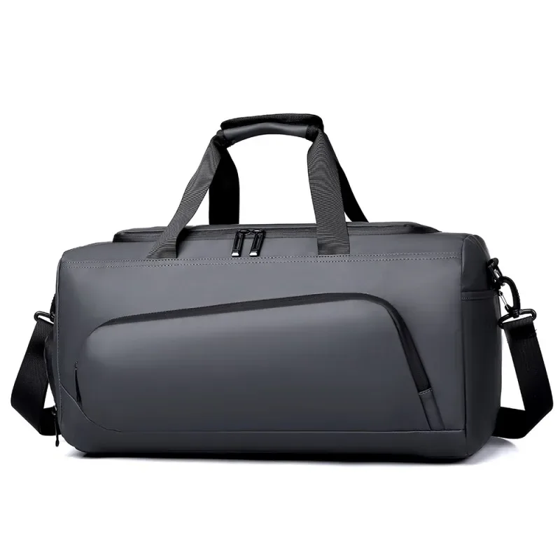 sac de sport, sac à main de grande capacité, sac polochon de voyage portable, multi-compartiments avec rangement de chaussures, parfait pour les vacances, la salle de sport