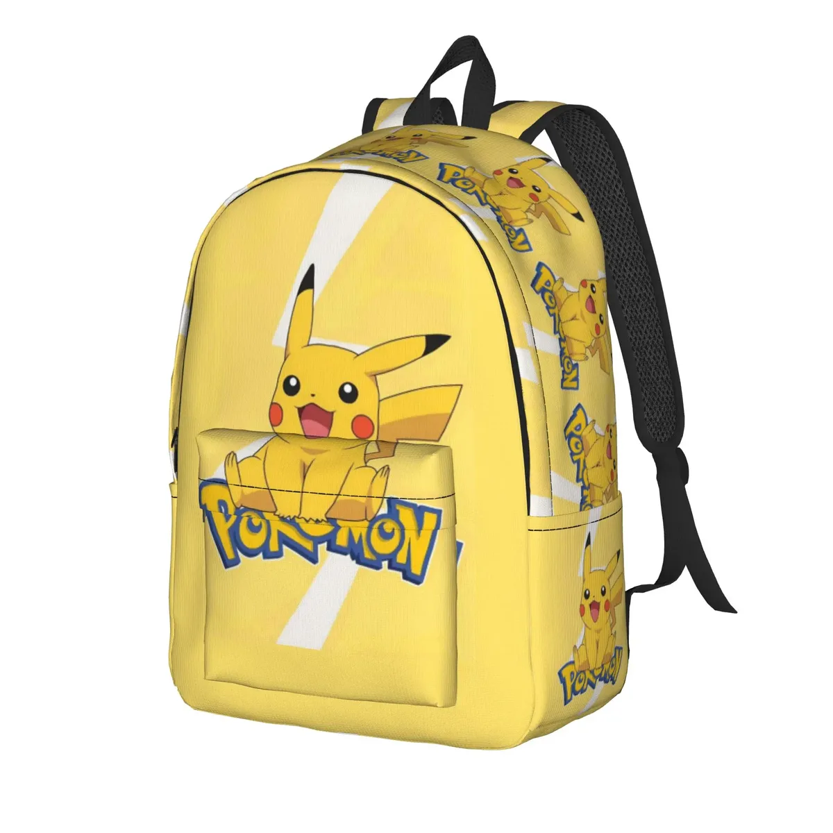 sac à dos pokémon tendance pikachu, mochilas kawaii, sac à dos de randonnée avec fermeture éclair