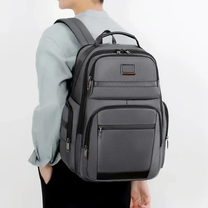 haute qualité noir gris hommes sac à dos grande capacité 17.3 pouces sacs à dos d'ordinateur portable mâle sac à main sac à dos en plein air sac à dos cartable
