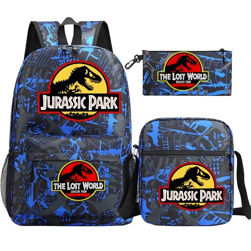 sacs à dos jurassic world park, sac à dos pour étudiants du premier cycle du secondaire, sac à dos de grande capacité pour adolescents, sac à dos de voyage décontracté pour ordinateur portable, mochilas