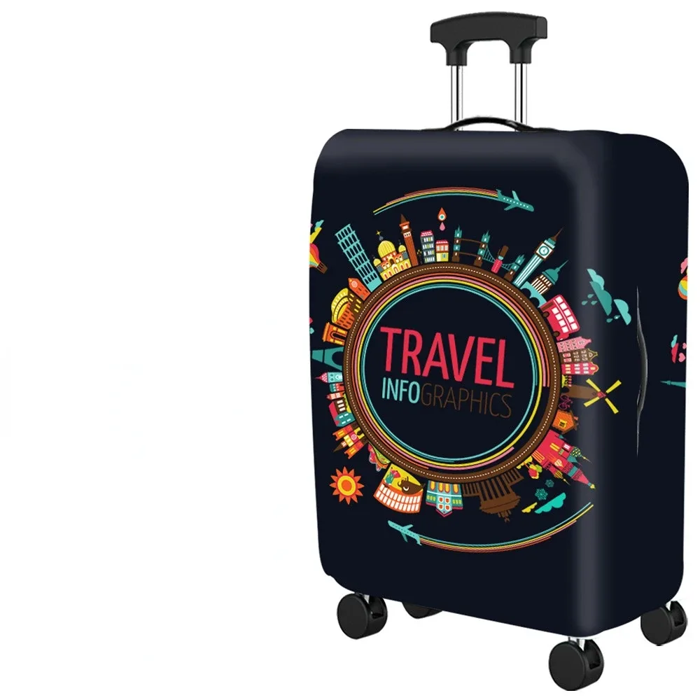 juste de protection élastique pour valise trolley, housse de bagage populaire, gril épais, anti-poussière, accessoires de voyage, étui de 18 à 30 pouces
