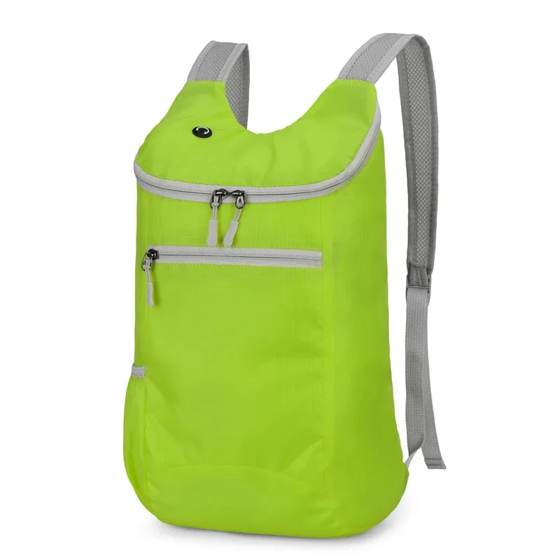 sac à dos de sport de plein air en nylon léger unisexe pliable compact sac à dos décontracté sac à dos de randonnée petit sac de randonnée
