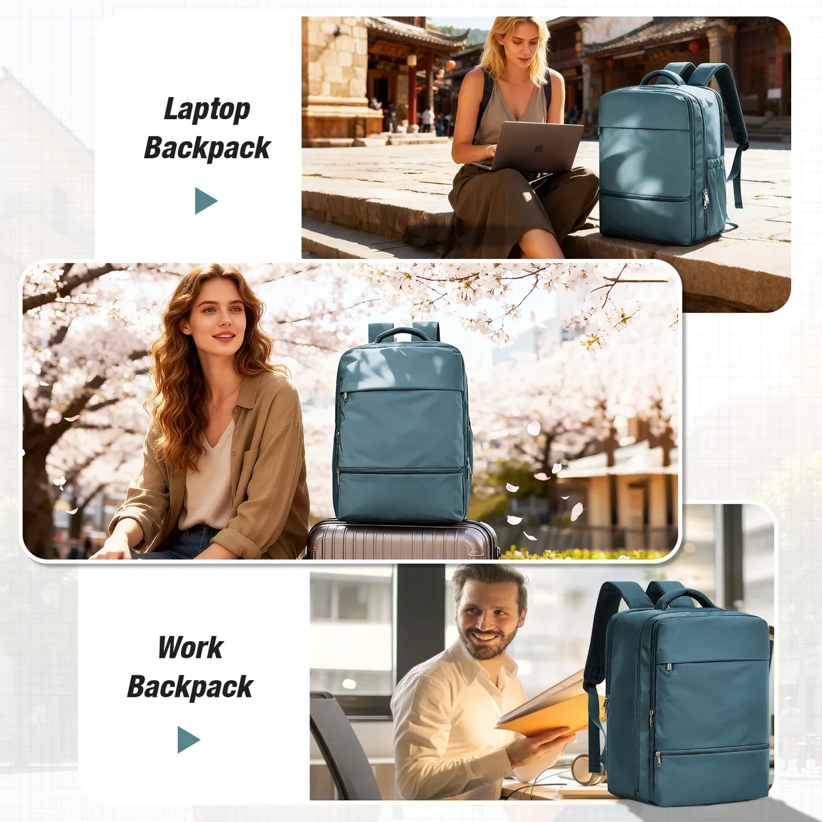 ryanair sac à dos 40x30x20 sac de cabine sac à dos de voyage pour hommes femmes bagage à main sac à dos pour ordinateur portable, sac à dos d'entrée, sac à mouche de cabine