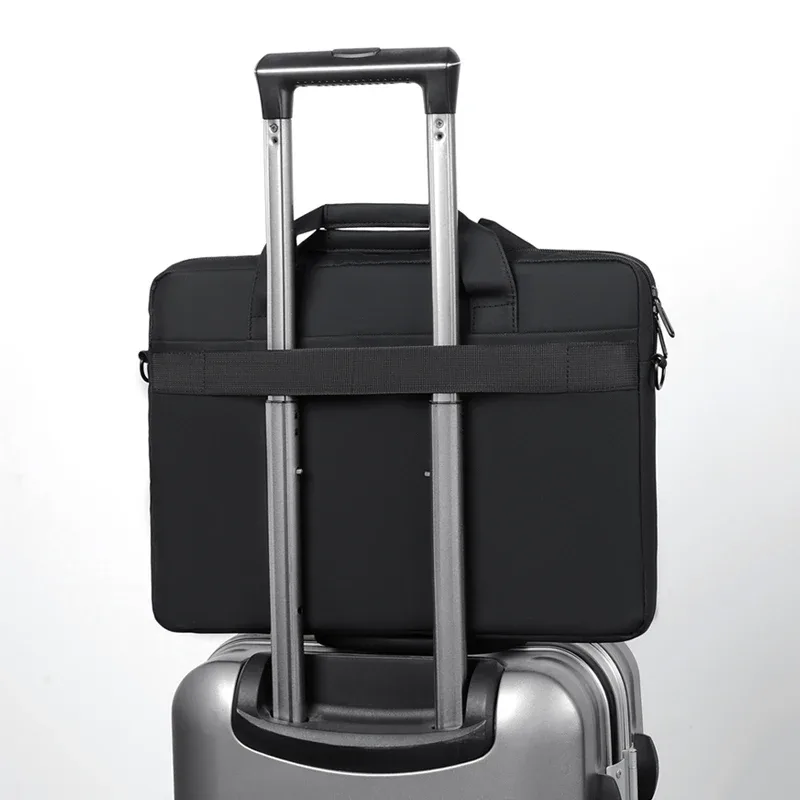mallette pour hommes, sac à bandoulière d'affaires minimaliste, sac messager pour hommes, fourre-tout de bureau de grande capacité, sac pour ordinateur portable de 14 pouces