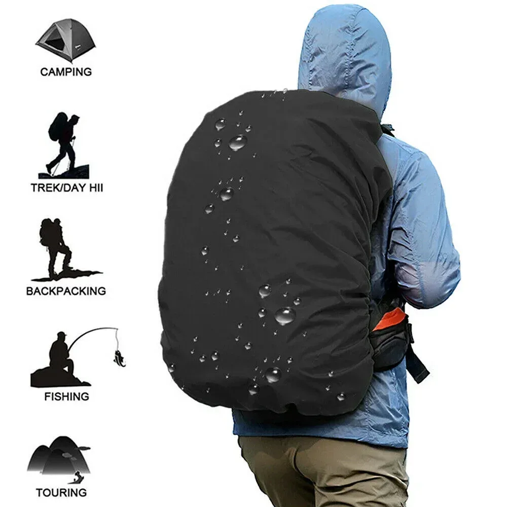 juste de pluie étanche pour sac à dos, prévention de la poussière, camping en plein air, sac de randonnée, housse de pluie, 20l, 35l, 40l, 50l, 70l