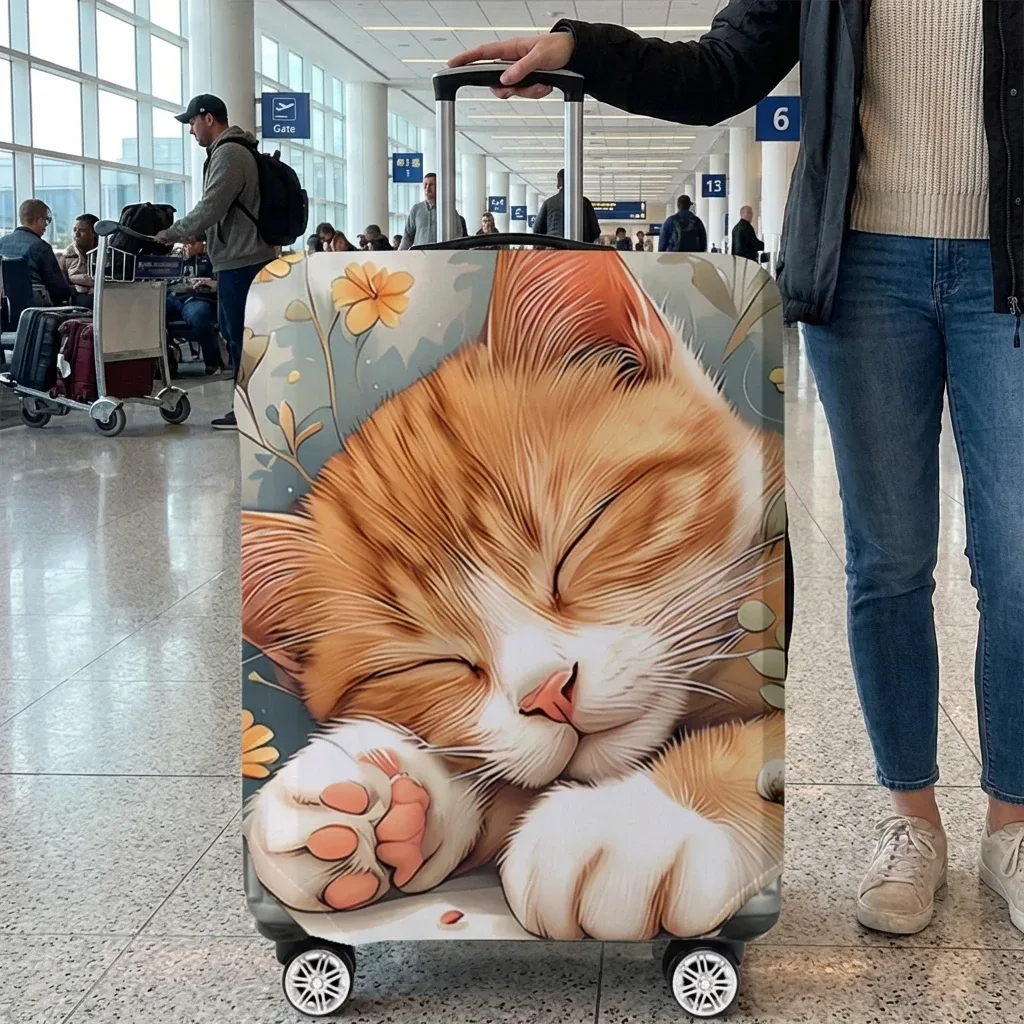 Housse de protection pour bagages avec imprimé de dessin animé