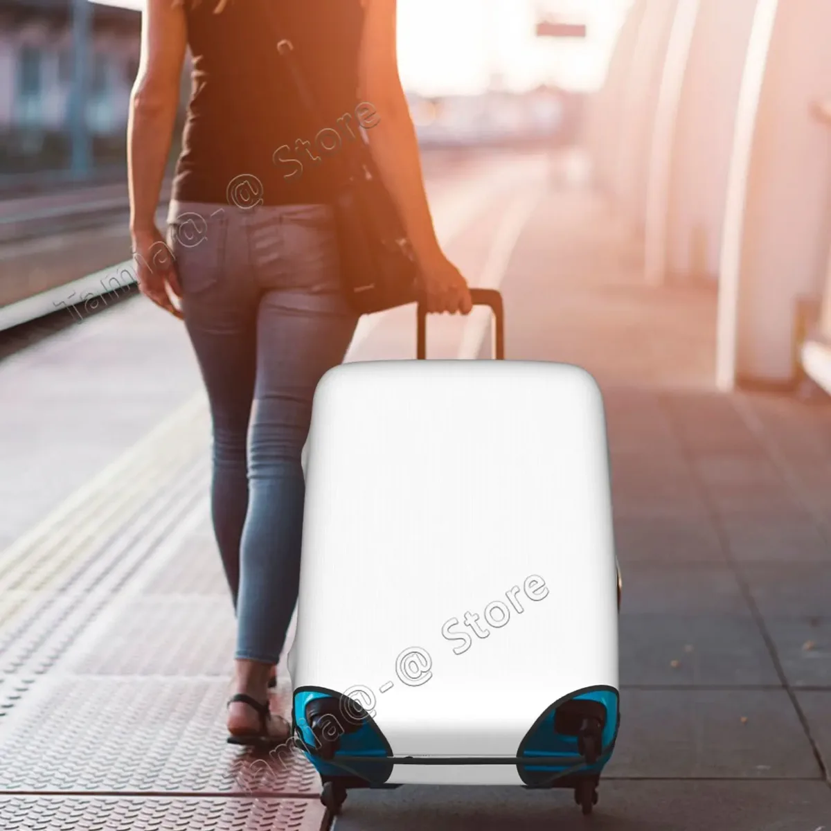 juste de protection élastique pour valise de voyage de voiture, housse anti-poussière, étui à bagages, accessoires de voyage, 18 en effet-32