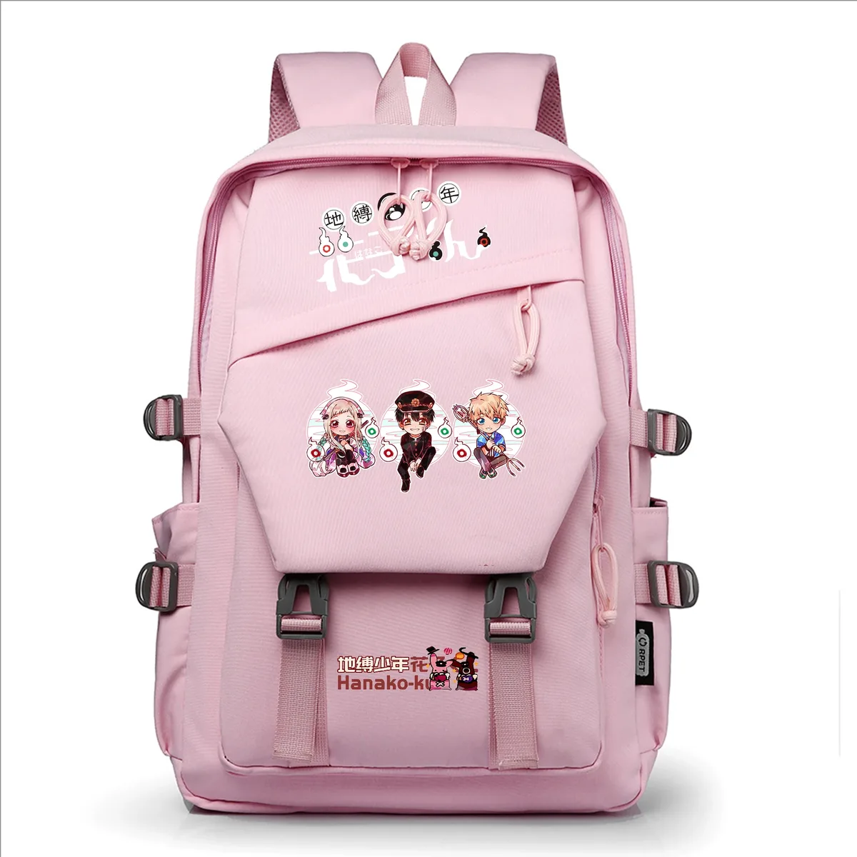 sacs à dos décontractés pour étudiants, sacs à livres pour filles, sacs à dos pour ordinateur portable, sacs à bandoulière, motif dessin animé anime toilet-bound hanako-kun