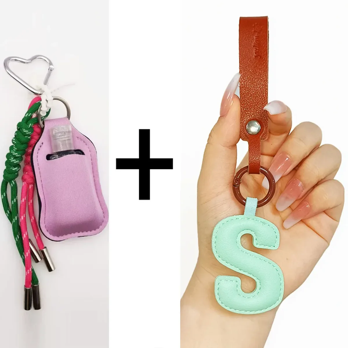 pendentif lettre de l'alphabet pour sac à main, breloques de sac ita, sac à main pour femme, décoration de sac à dos pour homme, porte-clés
