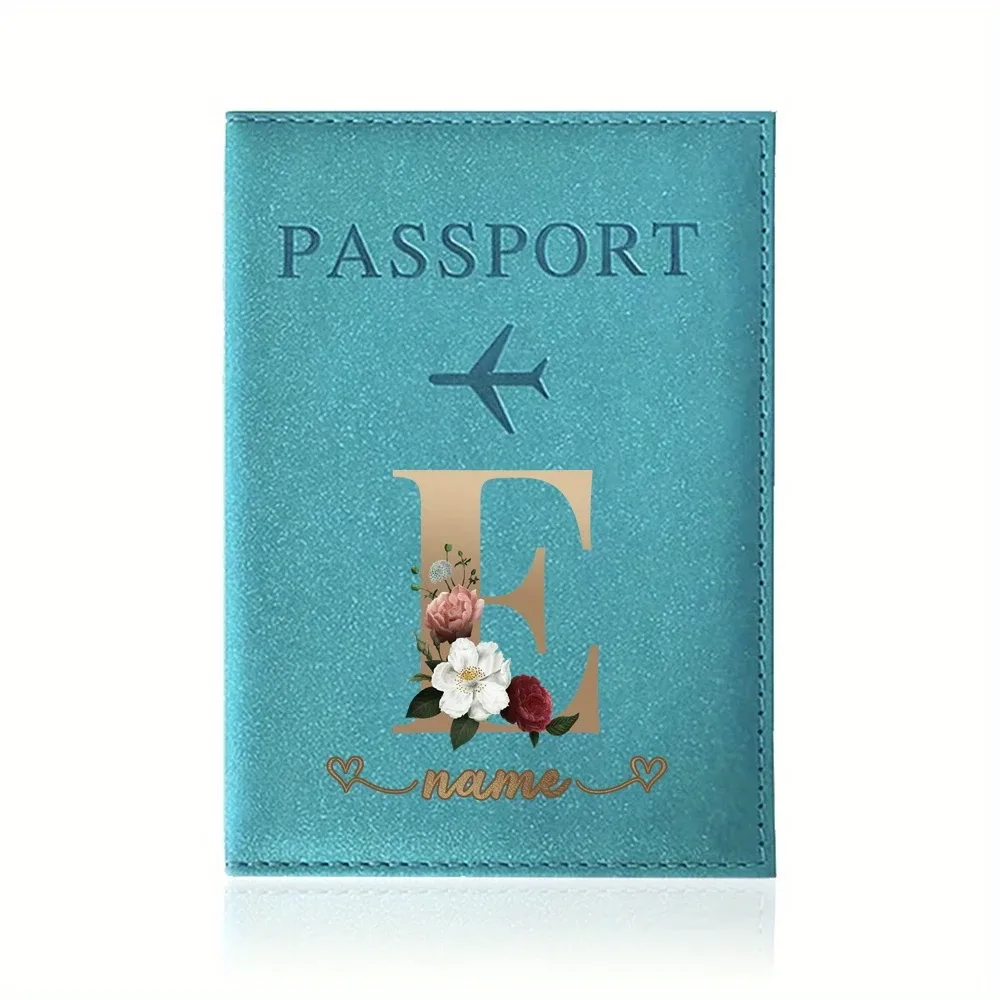 porte-passeport personnalisé avec nom personnalisable - capable d'imprimer des noms jusqu'à 26 lettres.