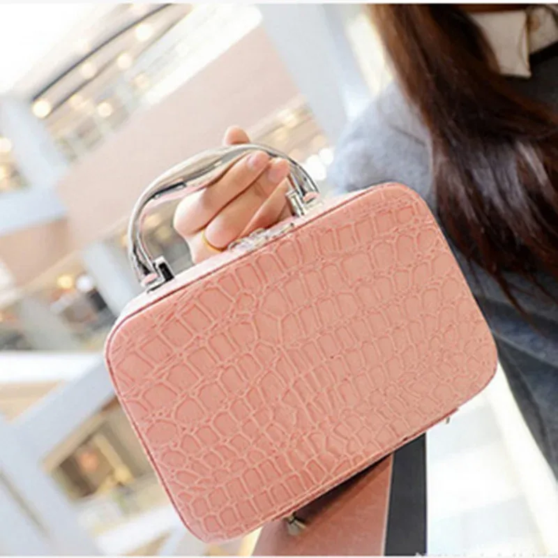 trousse de maquillage pour femmes, sac à cosmétiques, sac de voyage de bonne qualité, boîte de beauté, bijoux, boîte à outils, cadeaux de vacances