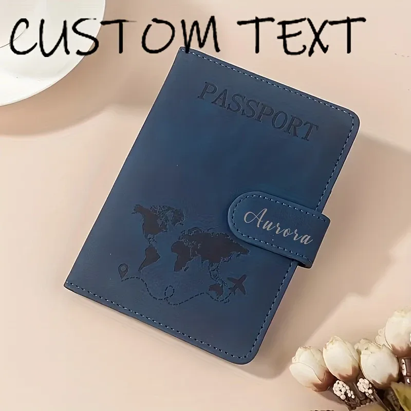 porte-passeport personnalisé pour les essentiels, étui de protection pour passeport, accessoires de voyage, porte-passeport pour femmes/hommes