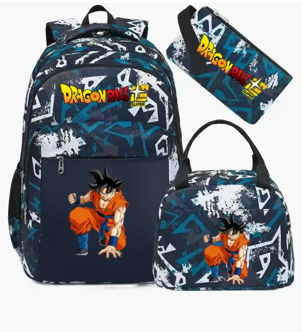 sac à dos dragon ball, sac d'école camouflage, grande capacité, pour lycéens, garçons et filles, mochila de voyage