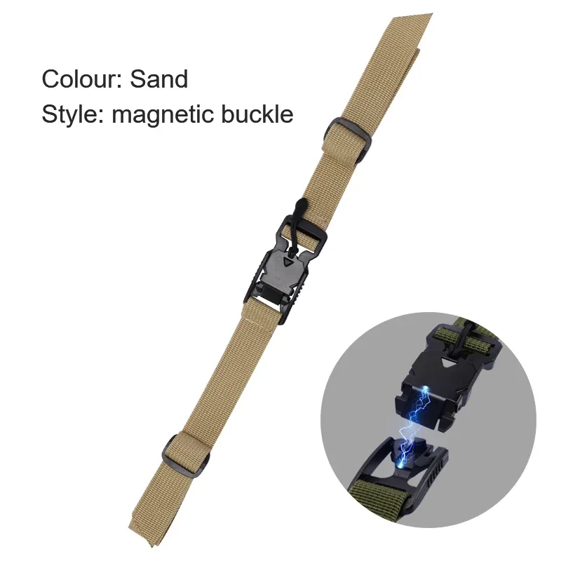 sac à dos magnétique, sangle de poitrine facile, sangle détachable, sangle d'épaule réglable, sac tactique de camping en plein air, accessoires