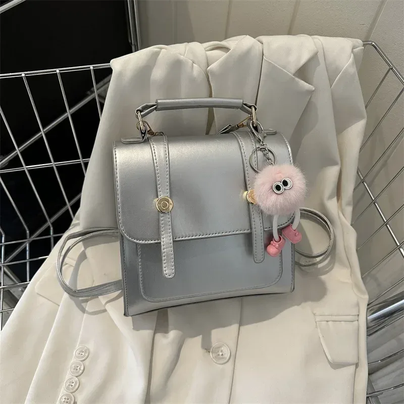simple pu sac à dos femmes étudiant pu mini sac à dos style sac nouvelle mode décontracté épaule sac à main petit sac à dos