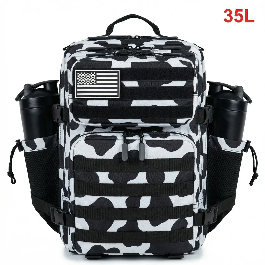 35l sac à dos tactique pour femmes hommes molle voyage en plein air camping randonnée sac sport week-end athlète sac à dos de gymnastique double porte-gobelets