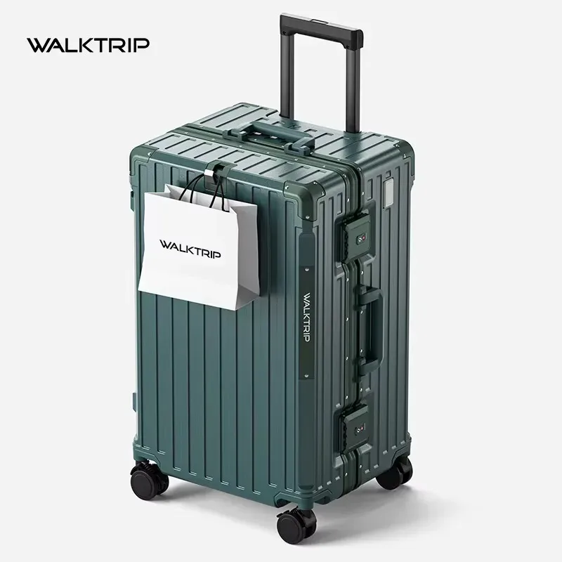 valise de voyage de luxe, haute qualité, matériau pc épaissi, bagage à roulettes avec cadre en aluminium, serrure tsa, 20/24/26/28/30 pouces