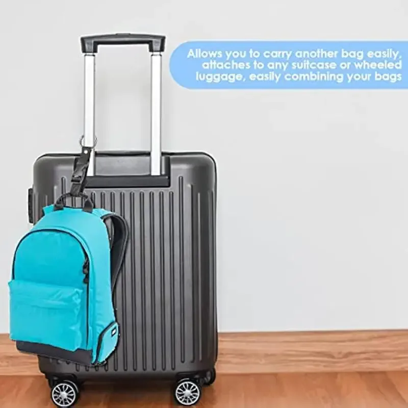 sangle de fixation pour bagages de voyage, sangle externe pour sac à dos, sangle portable avec boucle de dégagement, sangle pour bagages supplémentaires, ceinture de maintien pour veste.