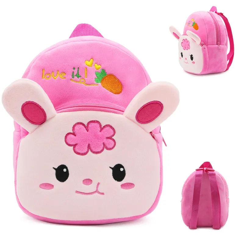 sac à dos en peluche léger pour enfants, sac à dos créatif pour enfants de la maternelle, image animée, lancé gratuit, nouveau
