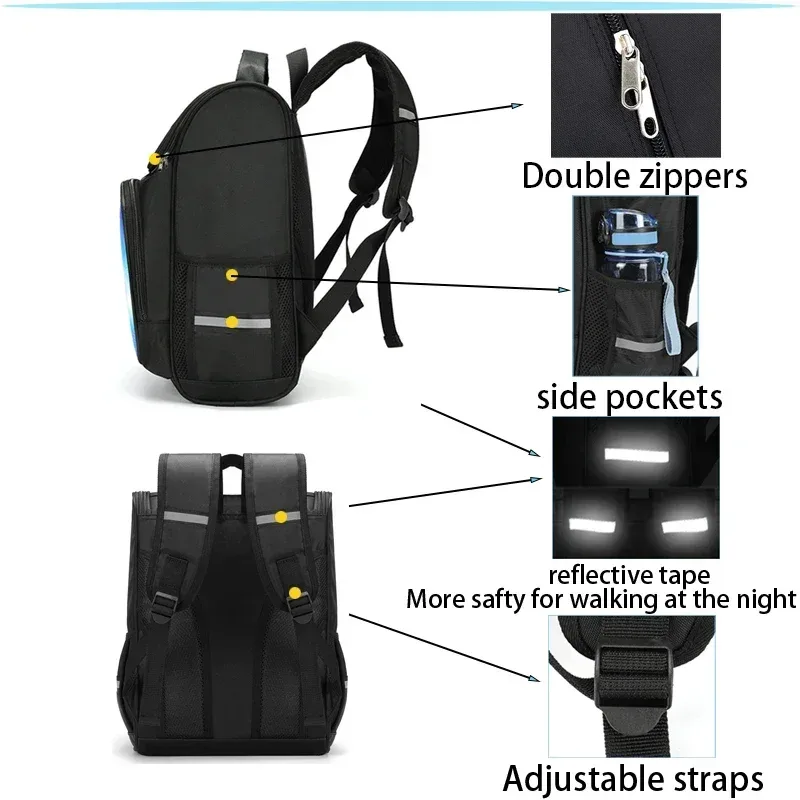 grand sac à dos michael jackson pour enfants, sac d'école pour garçons et filles, sac à dos de voyage pour hommes et femmes, durable et multi-compartiments