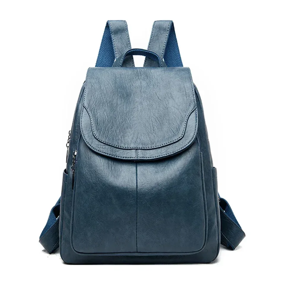 sac à dos en cuir véritable pour femme, sac à dos pour femme, sacs d'école pour adolescentes, mode initiée, 2024