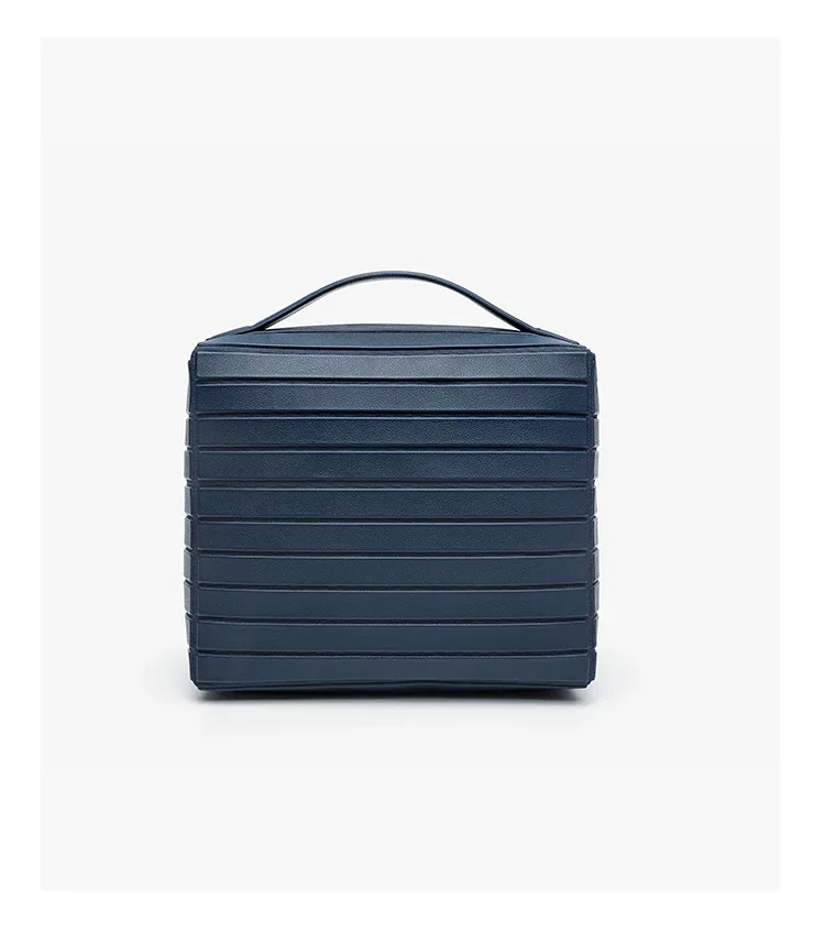nouvelle trousse de maquillage rayée 2026 grande capacité sac cosmétique de voyage portable organisateur de toilette étui de rangement pour femmes