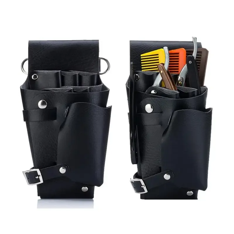 sac de rangement multifonctionnel pour outils de coiffure, pince à cheveux, peigne, ciseaux, sac de taille, salon de coiffure, ceinture de coiffeur, fournitures