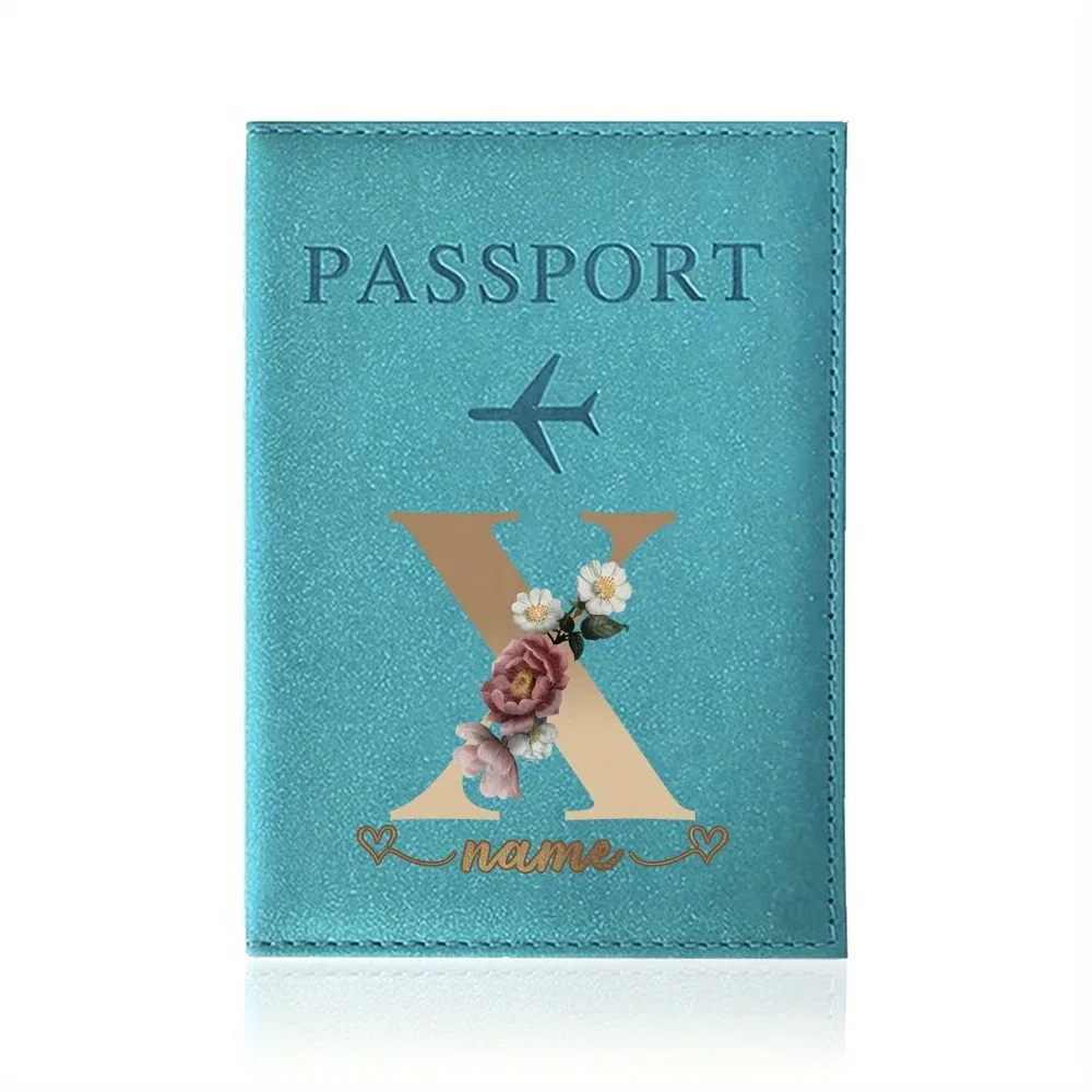 porte-passeport personnalisé avec nom personnalisable - capable d'imprimer des noms jusqu'à 26 lettres.