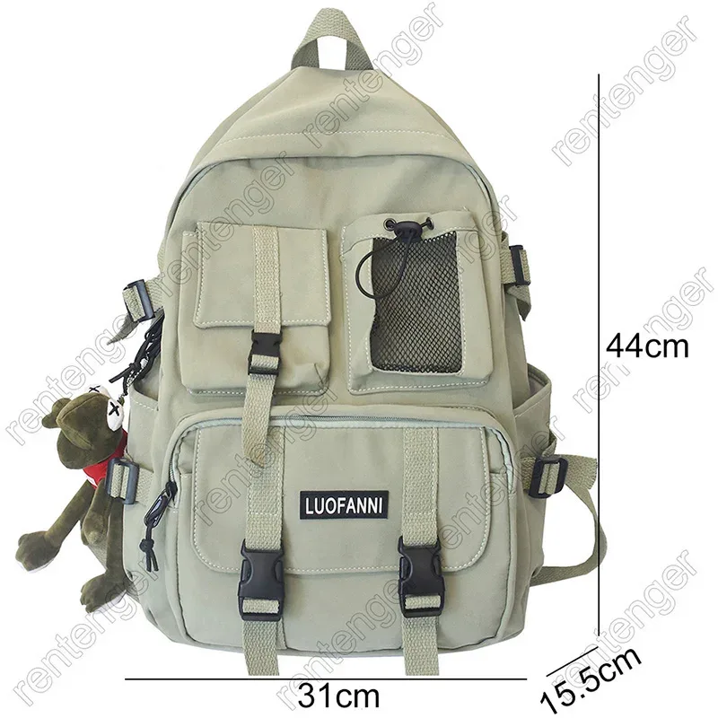 sac à dos multifonctionnel pour ordinateur portable adolescent, sac d'école en toile cool pour femmes, sacs à dos d'étudiant de haute qualité, cartable à la mode pour garçons et filles