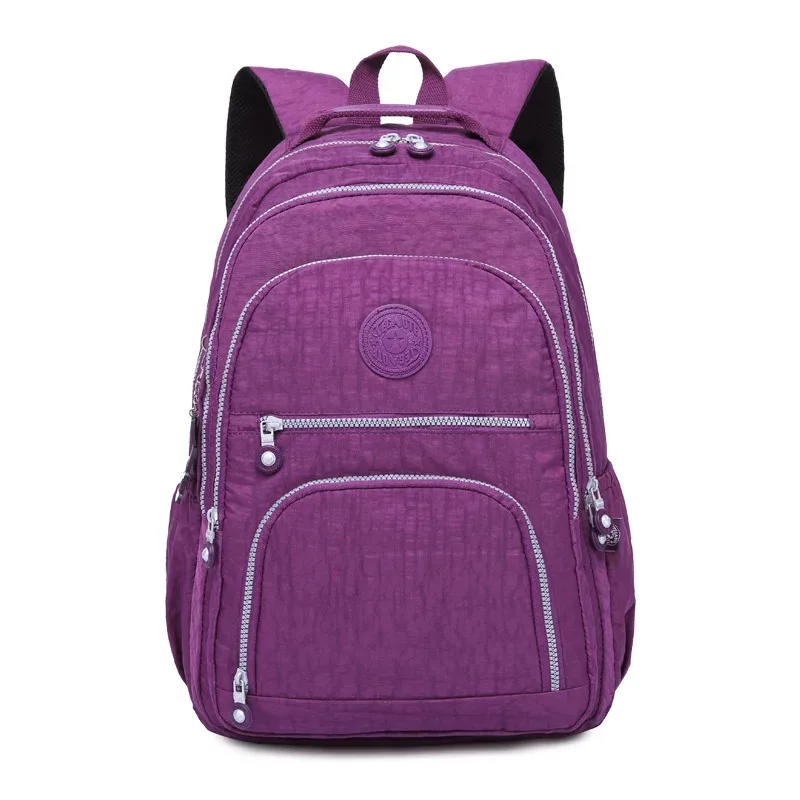 tegaote – sac à dos d'école pour adolescentes et garçons, sac à dos de voyage pour femmes, en nylon, étanche, pour ordinateur portable, unisexe, 2024