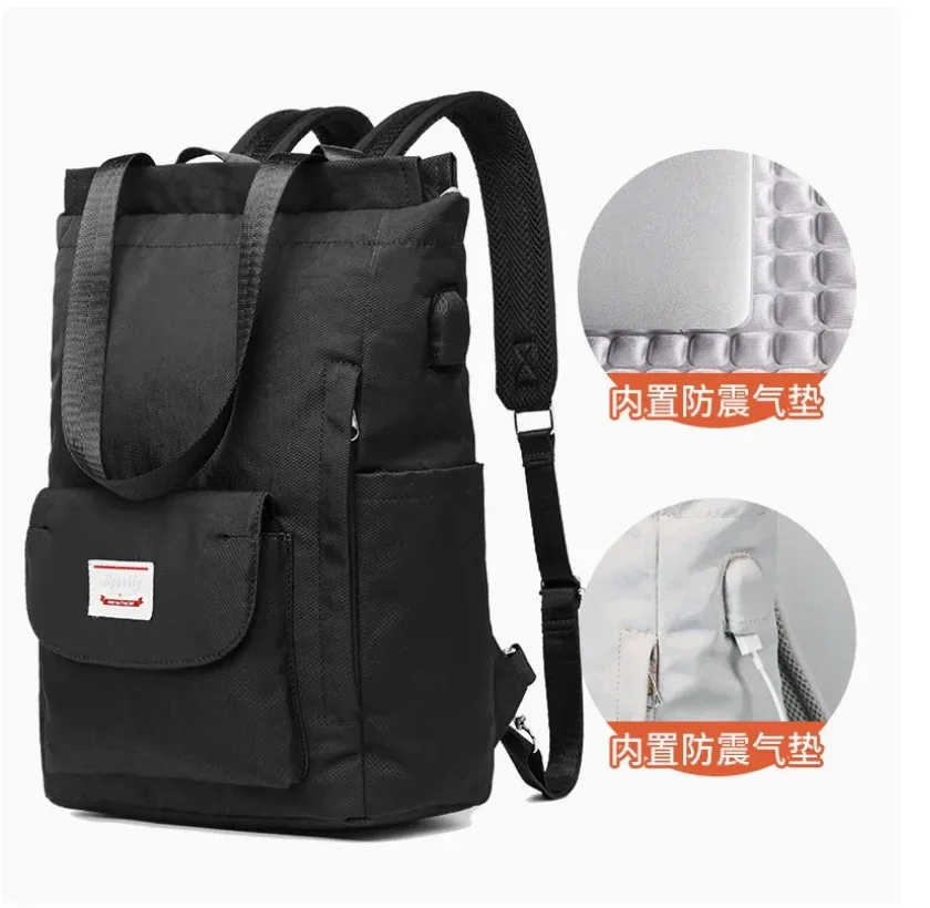 sac à bandoulière pour femmes, sac à dos étanche en tissu oxford pour ordinateur portable de 15.6 pouces, cartable pour filles, 1 pièce/lot