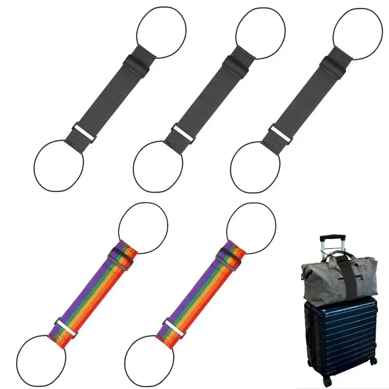 Sangle de bagage élastique réglable, sangle de transport, ceintures élastiques pour bagages, sangles de sécurité pour valises, sangles de transport pour bagages à main