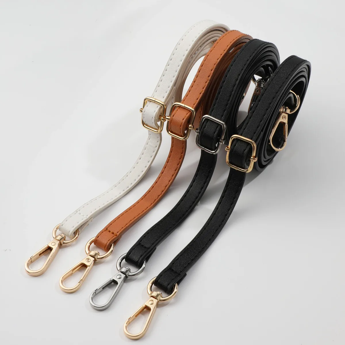 Sangle de sac en cuir PU de 125CM de Long, accessoires pour sacs à main, sangle de sac à bandoulière de 1.2CM de large pour sangle de remplacement pour sacs