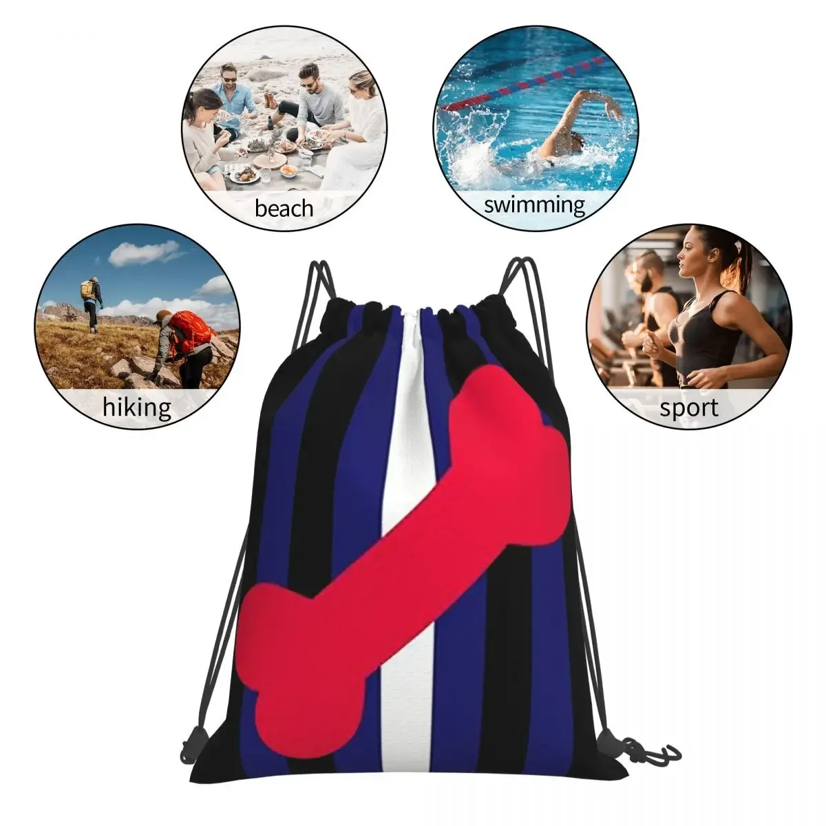 sacs à dos en cuir puppy pride, sacs à cordon de proximité portables multifonctions, sac à chaussures de poche bundle, sacs à livres, sacs de voyage et d'école