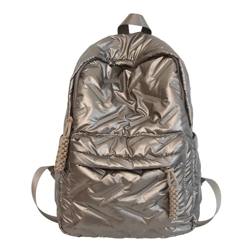 sac à dos décontracté de grande capacité, simple, unisexe, tendance, polyvalent, petit sac à dos de niche, haute valeur esthétique