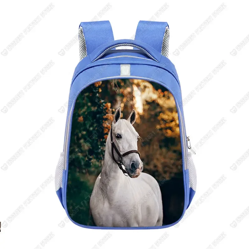 grand sac d'école animal horse pour enfants, cartable poney cool pour adolescents, sac à dos de voyage pour garçons et filles, mode pour enfants
