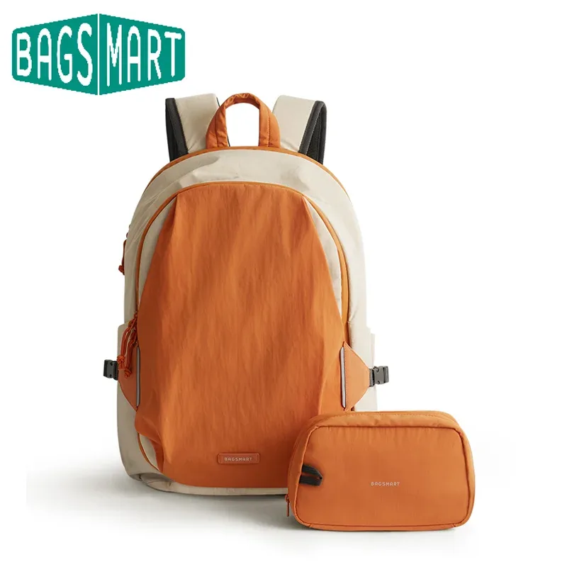 sac à dos de voyage bagsmart avec petit sac, grand sac à dos imperméable pour ordinateur portable de 15,6 pouc