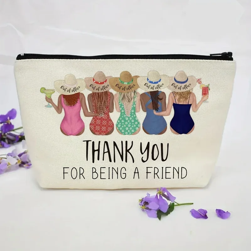 une trousse de maquillage super mignonne, idéale pour les voyages, et également un cadeau d'anniversaire parfait pour une amie. articles essentiels légers, utilisés pour l'orgue