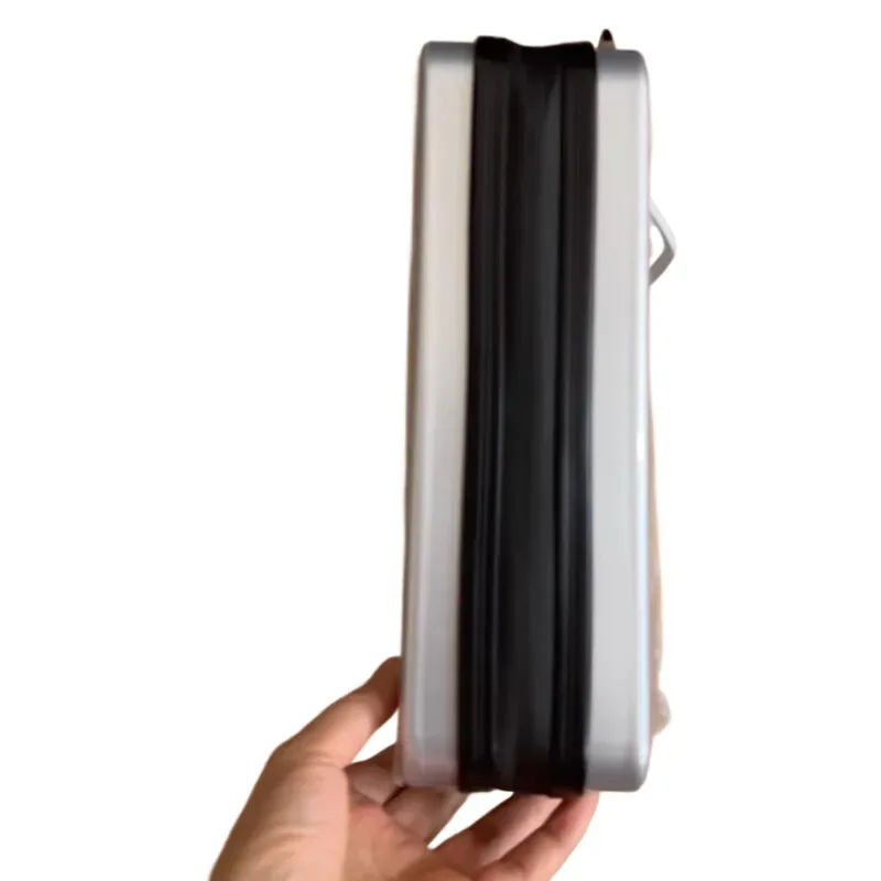 sac à bandoulière professionnel étanche à coque rigide pour macbook pro/air et ipad pro | étui antichoc pour ordinateur portable avec pochette pour tablette