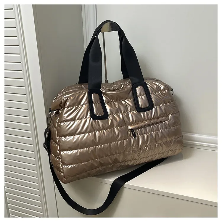 sac de voyage polyvalent pour femmes, sac de sport léger rembourré de grande capacité pour week-end, épaule/ fourre-tout/à bandoulière convertible