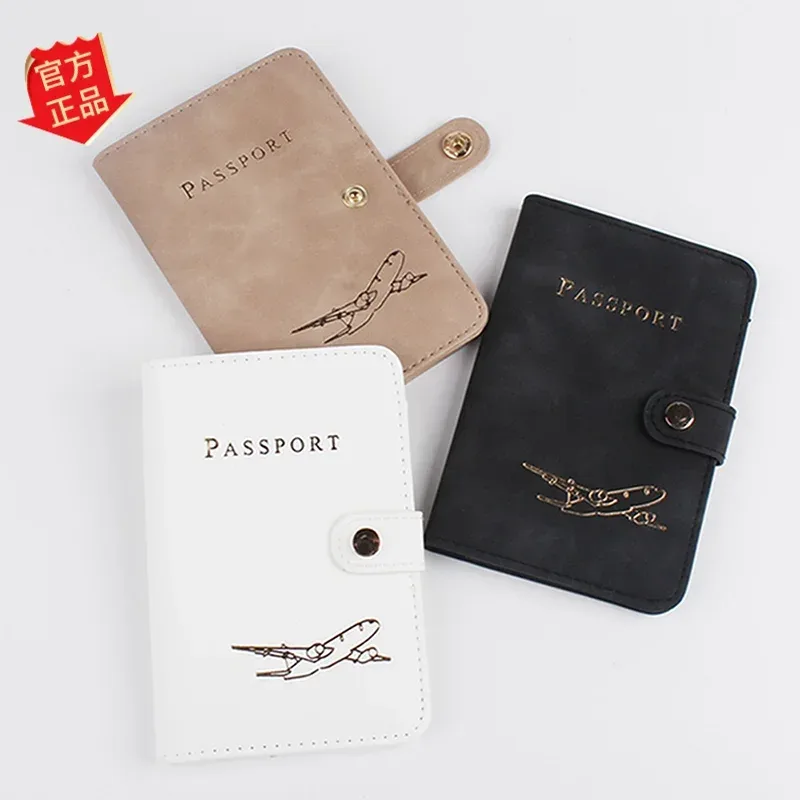 étui de voyage étanche en cuir pu pour porte-passeport, mignon livre de passeport pour femmes/hommes, couverture de passeport, portefeuille pour cartes de crédit
