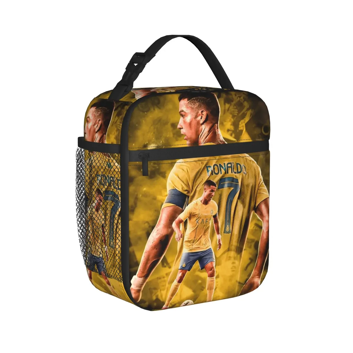 sac isotherme de football ronaldo cr7, sac à repas, boîte à lunch étanche, sac fourre-tout pour hommes et femmes, pour le travail et les activités de plein air