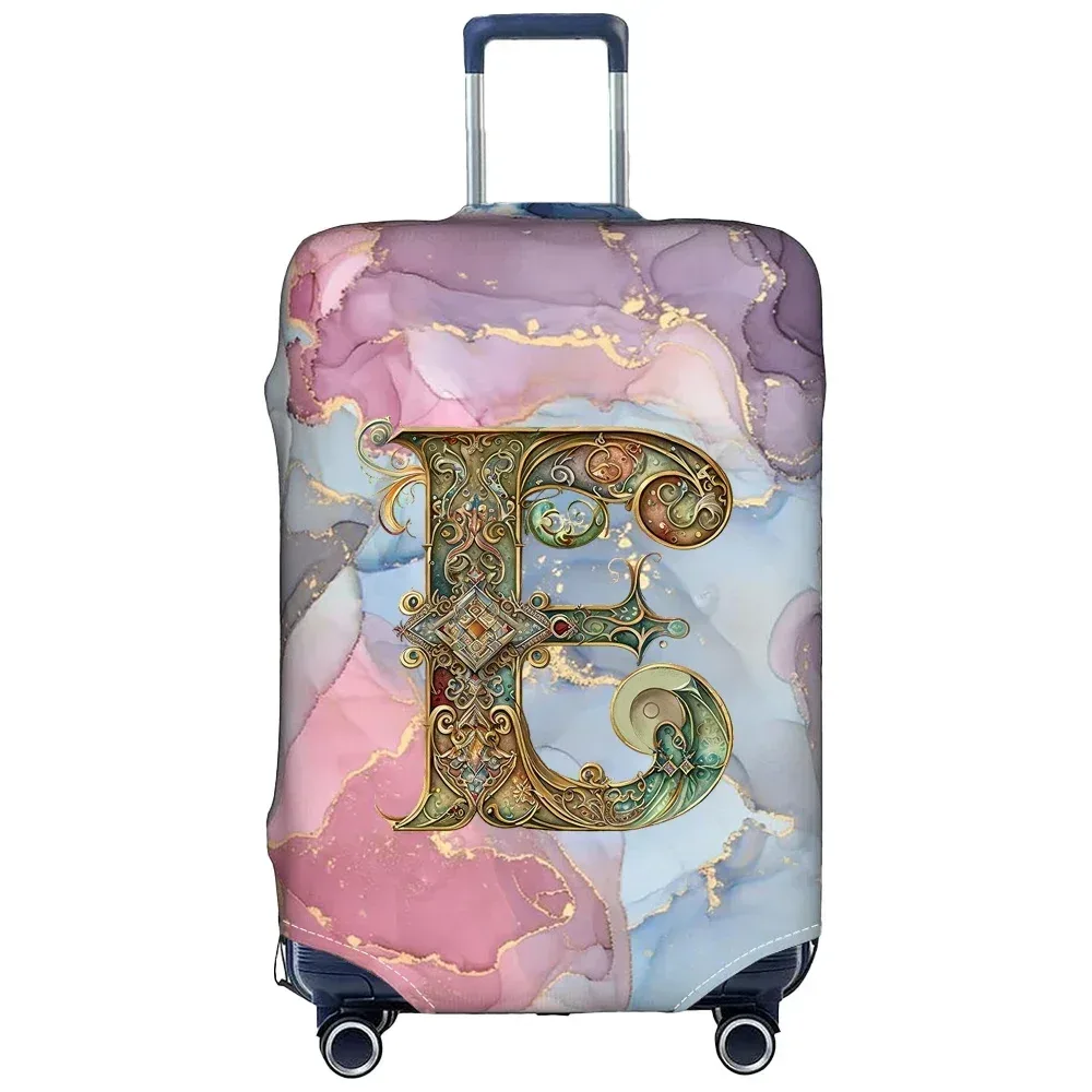housse de protection élastique épaisse pour valise de voyage, pour valises de 18 à 28 pouces, série graphic lette