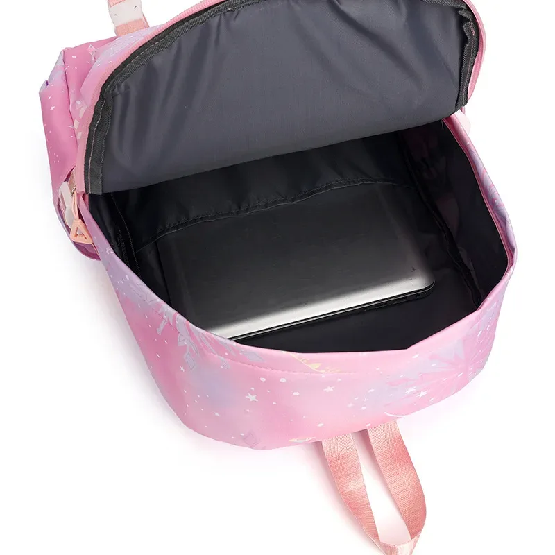 lot de 3 sacs à dos k-pop demon hunters pour filles, adolescents, femmes et enfants, pour l'école primaire et secondaire