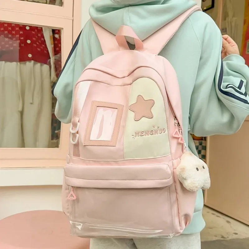 nouveau sac à dos tendance pour femme, léger et décontracté, style coréen ins, doux et mignon, sac ita ulzzang