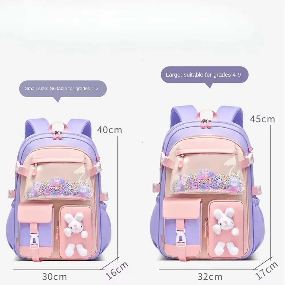 2025 cartable pour filles de l'école primaire kawaii sac léger pour enfants sacs imperméables sac à dos de voyage coloré mochilas cadeaux
