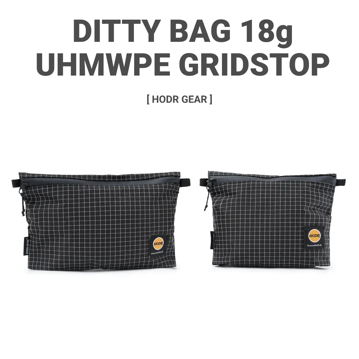 [hodrgear] sac de rangement autoportant ultraléger en gripstop uhmwpe 210d, 18g, organiseur de voyage pour trousse de premiers secours et passeport