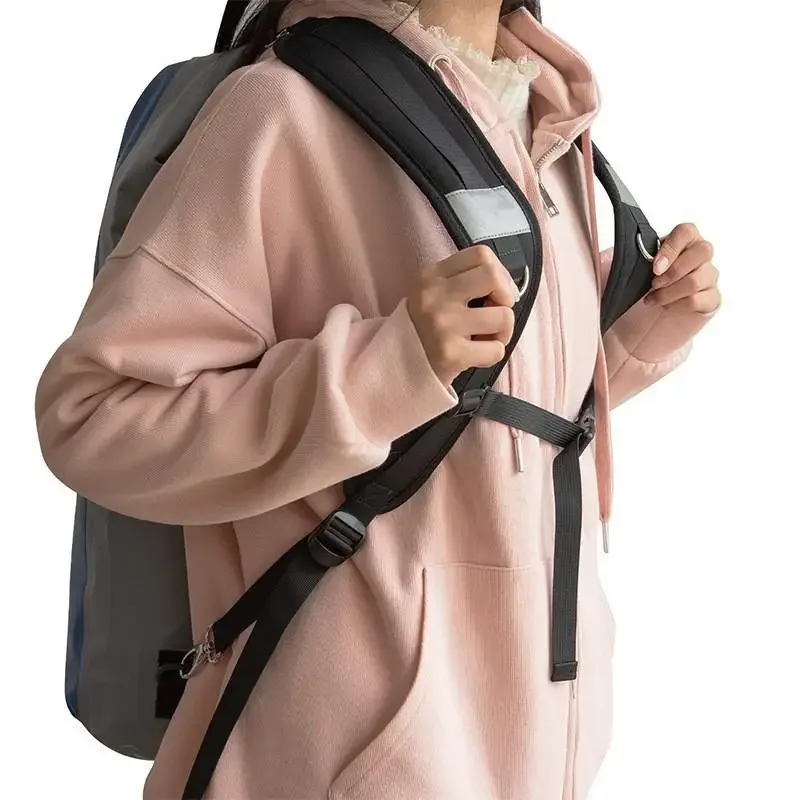 nouveaux bretelles de sac à dos réglables avec bandes réfléchissantes et boucle de poitrine antidérapante pour la randonnée, les trajets quotidiens, l'école et les activités de plein air