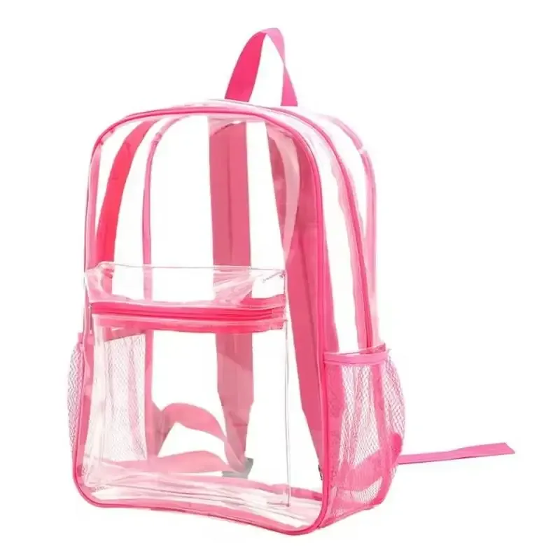 sac à dos imperméable en pvc transparent, sac à bandoulière décontracté de grande capacité, idéal pour les sports de plein air, le fitness, les voyages, le quotidien