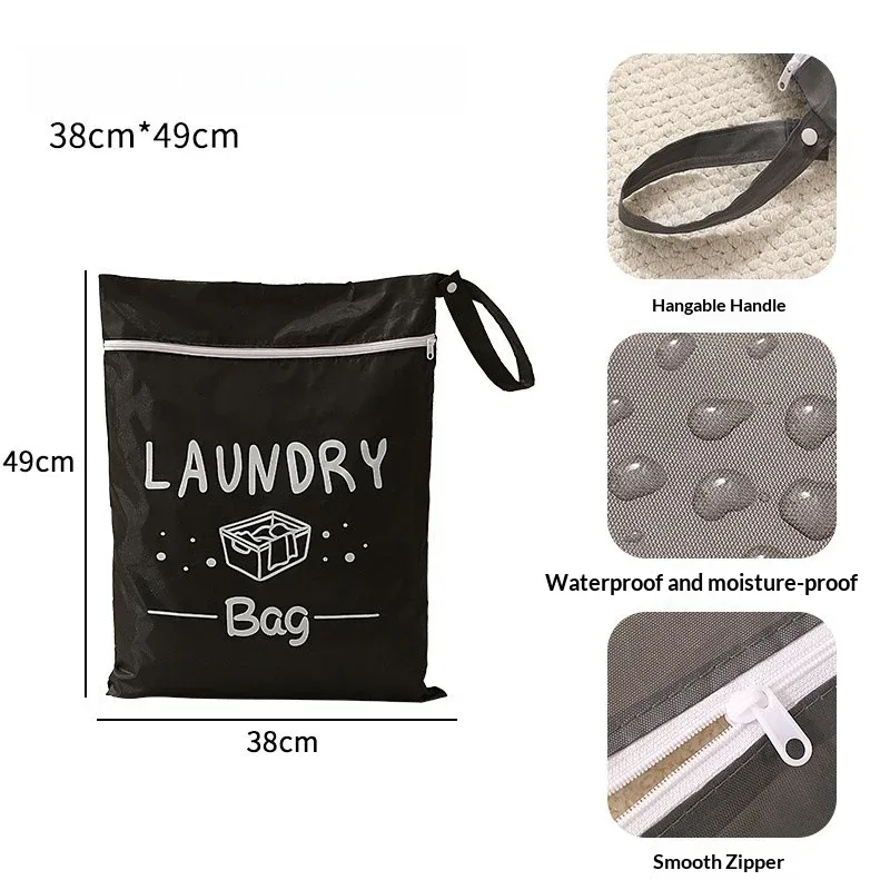 sacs de rangement étanches avec fermeture éclair, sacs de voyage portables pour vêtements sales, grande capacité, sacs organisateurs pour la natation, le fitness et la plage